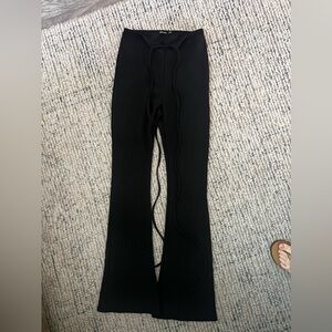 Nastygal Black Wrap Around Women’s Pants Size M